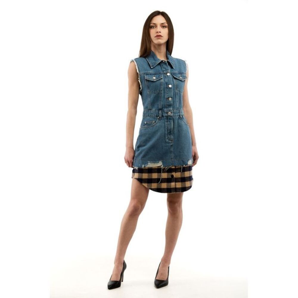 Moschino Multicolor Cotton Casual Women's Dress